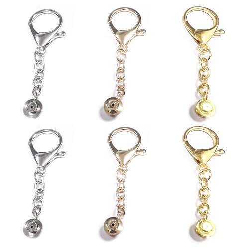 Amazon.co.jp: Dorasu バッジ パーツ 3色6個セット 缶キーホルダー